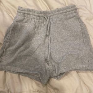 Tna fleece grey shorts